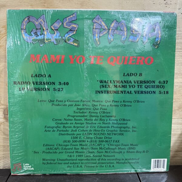 Que Pasa / Mami Yo te quiero - Imagen 3