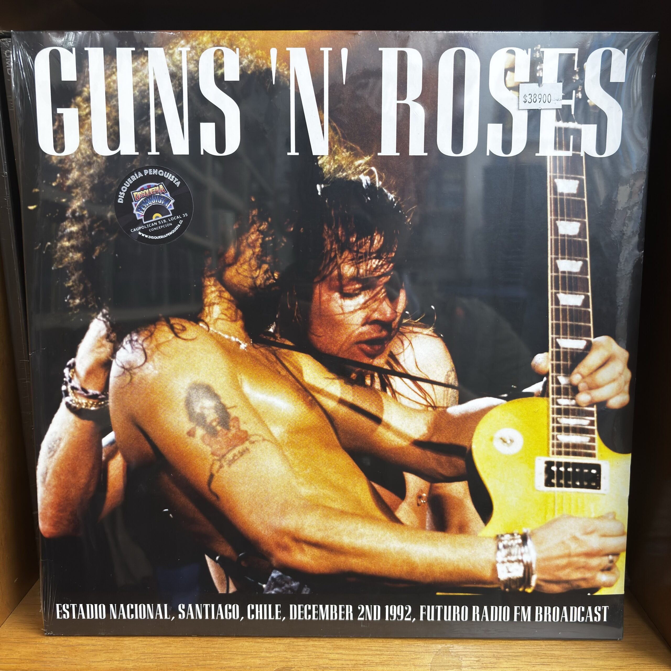 Gun n roses | estadio nacional, Santiago, Chile, December 2nd 1992, futuro radio FM broadcast
